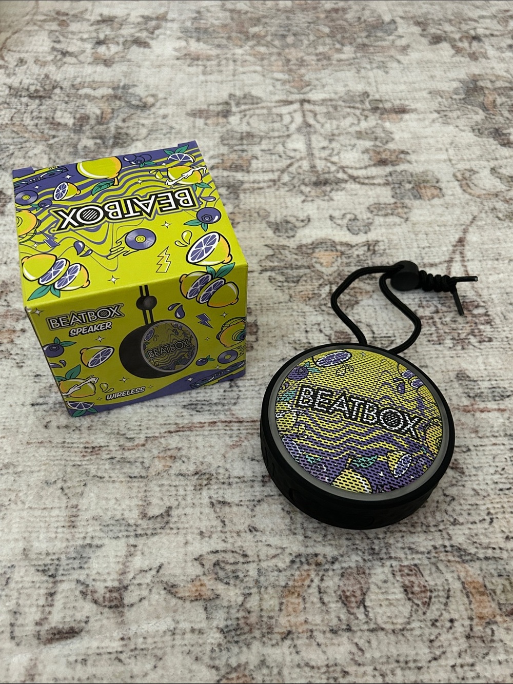 Beatbox Wireless Speaker Portable Speaker Beatbox Blueberry Lemonade Collectible